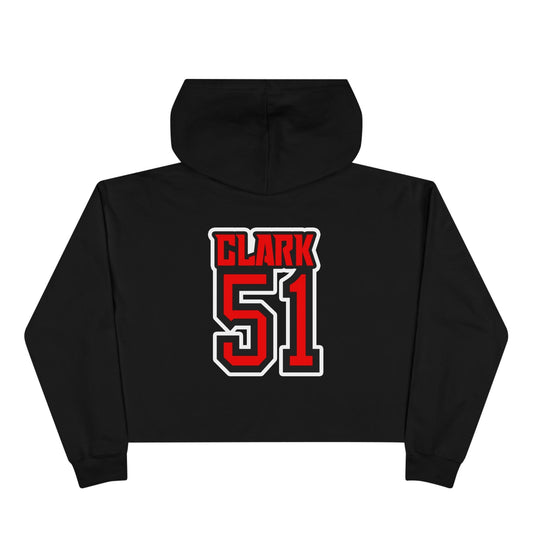 Women's Cropped Hoodie | Custom Name + Number Option Hoodie