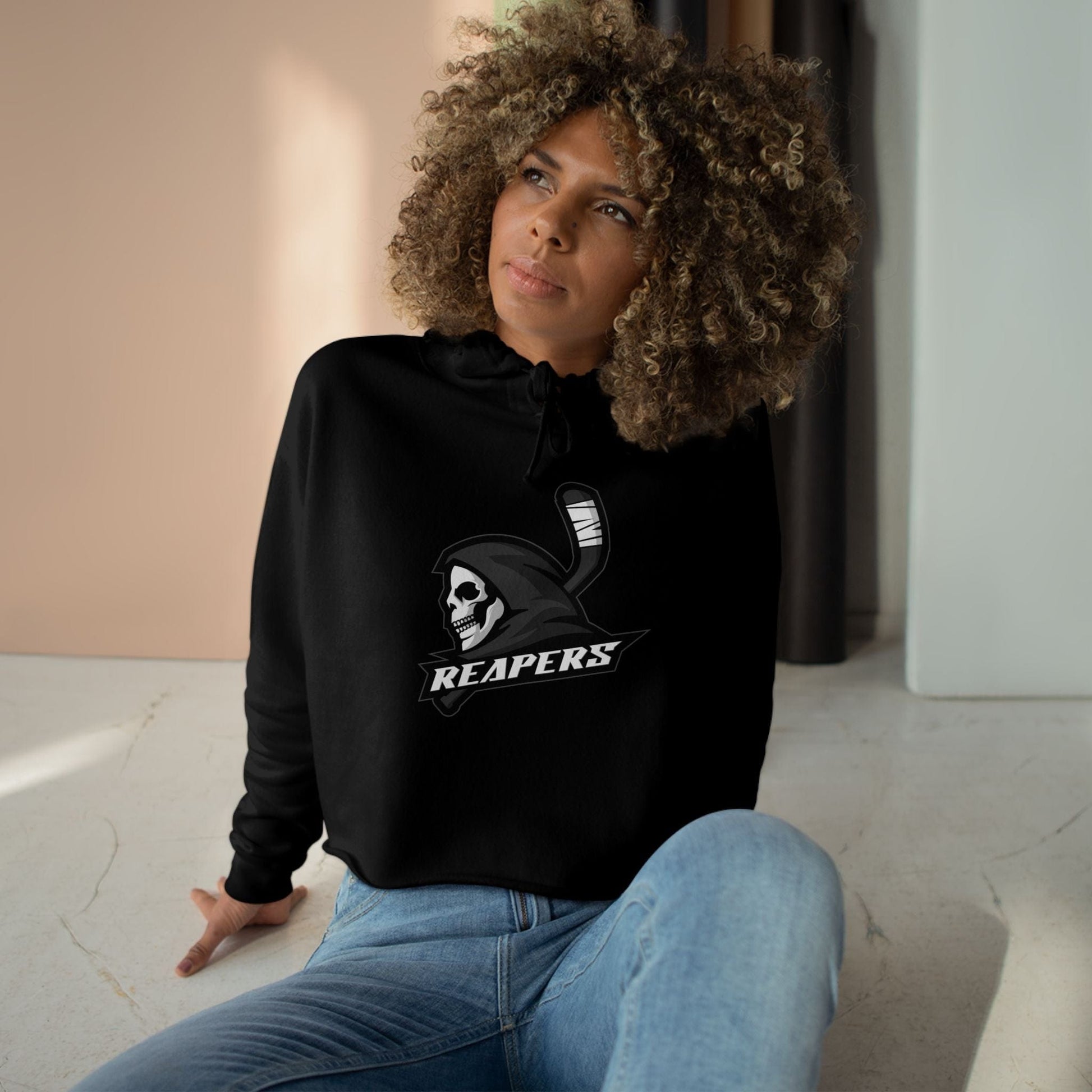 Women's Cropped Hoodie | Custom Name + Number Option Hoodie