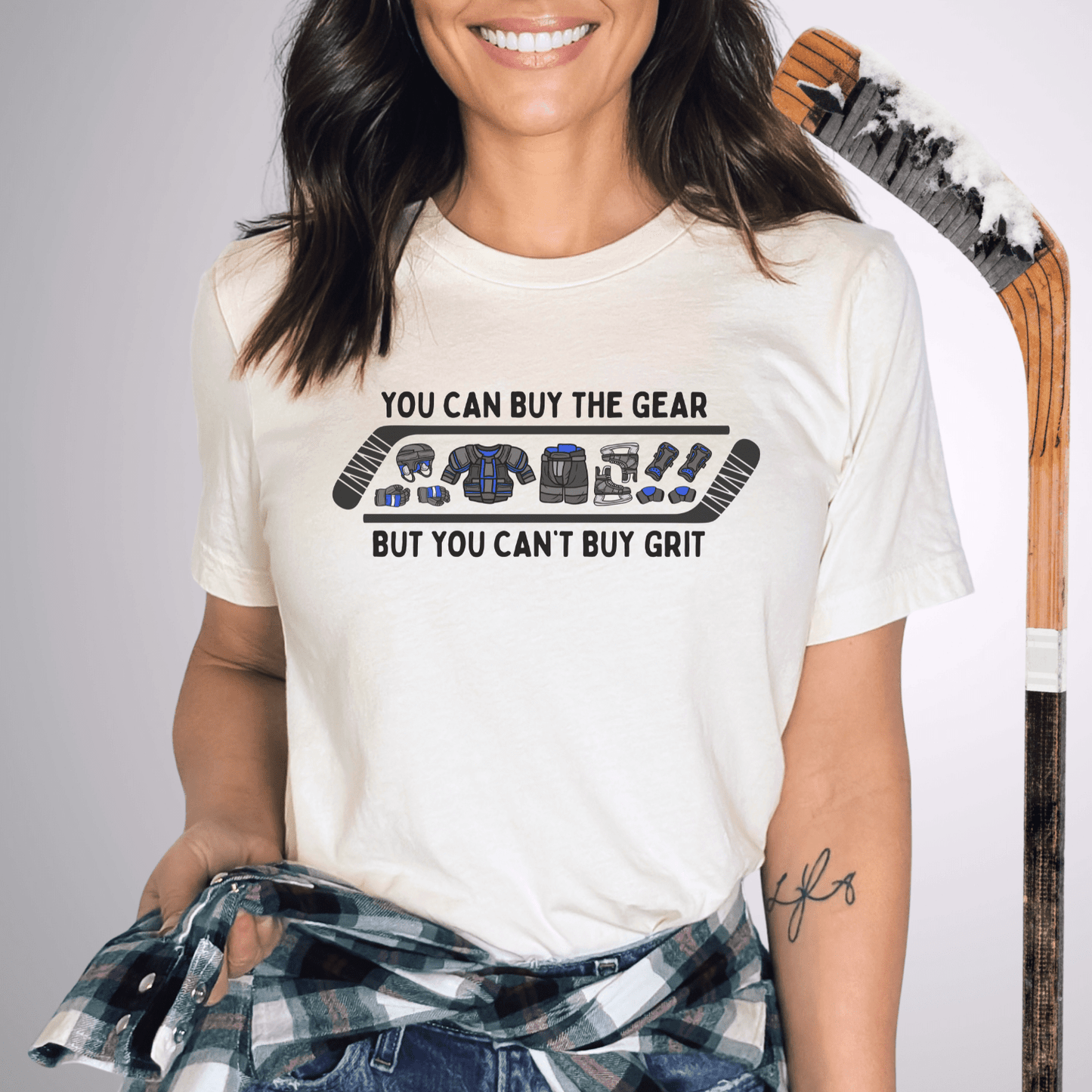 You Can't Buy Grit T-Shirt Natural / S T-Shirt