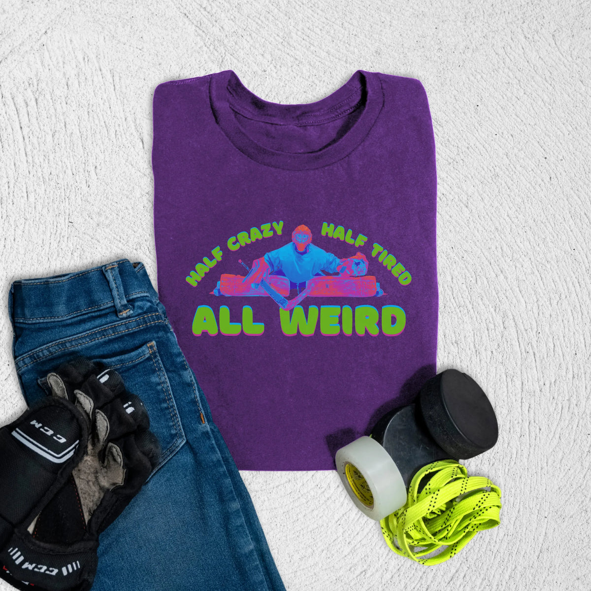 Youth All Weird T-Shirt S / Team Purple Kids clothes