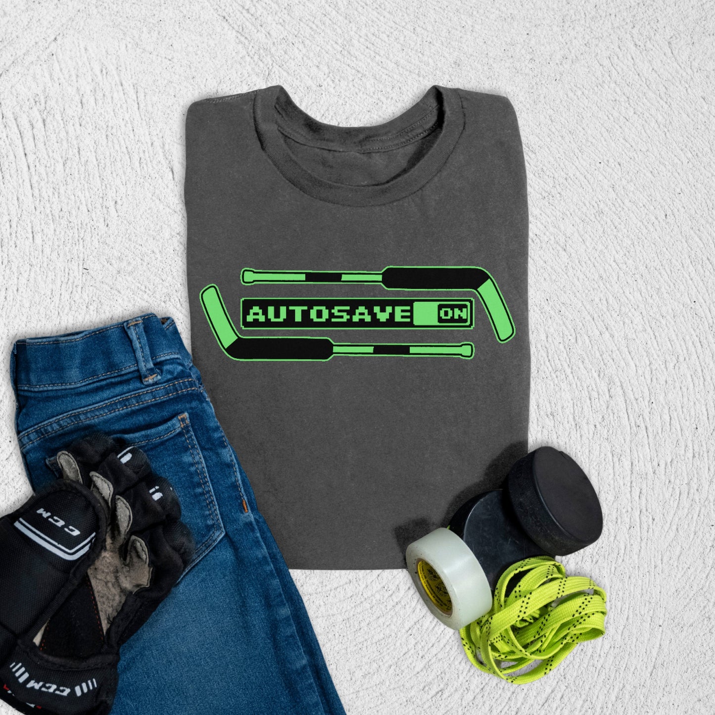 Youth Autosave Sticks T-Shirt Asphalt / S T-Shirt