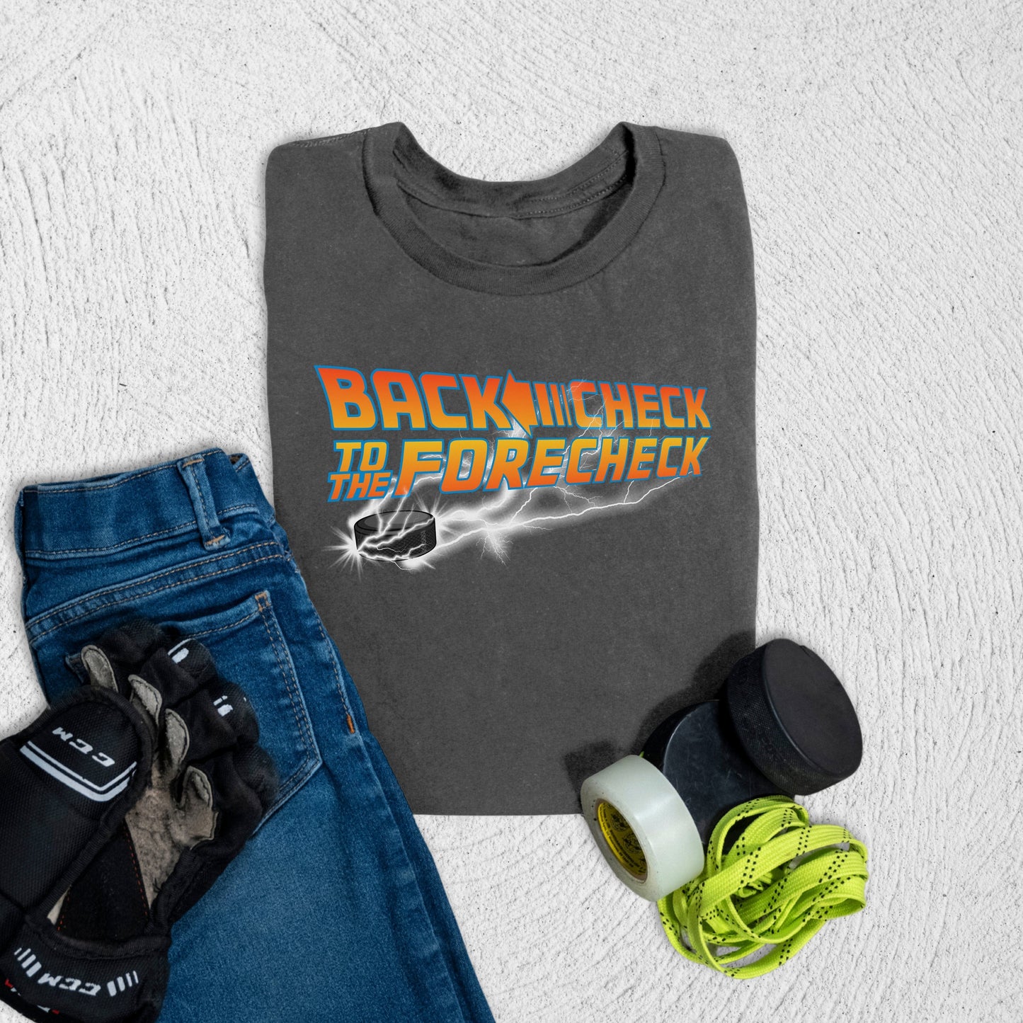 Youth Backcheck T-Shirt Asphalt / S T-Shirt