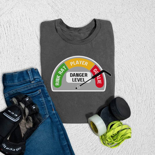 Youth Danger Level T-Shirt S / Asphalt Kids clothes