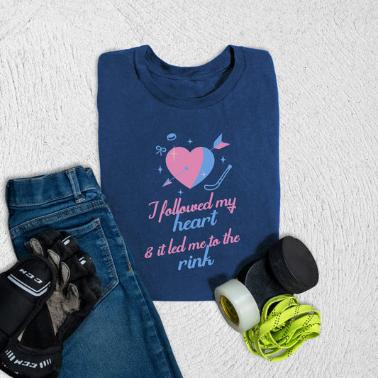 Youth Follow Your Heart T-Shirt S / Navy Kids clothes