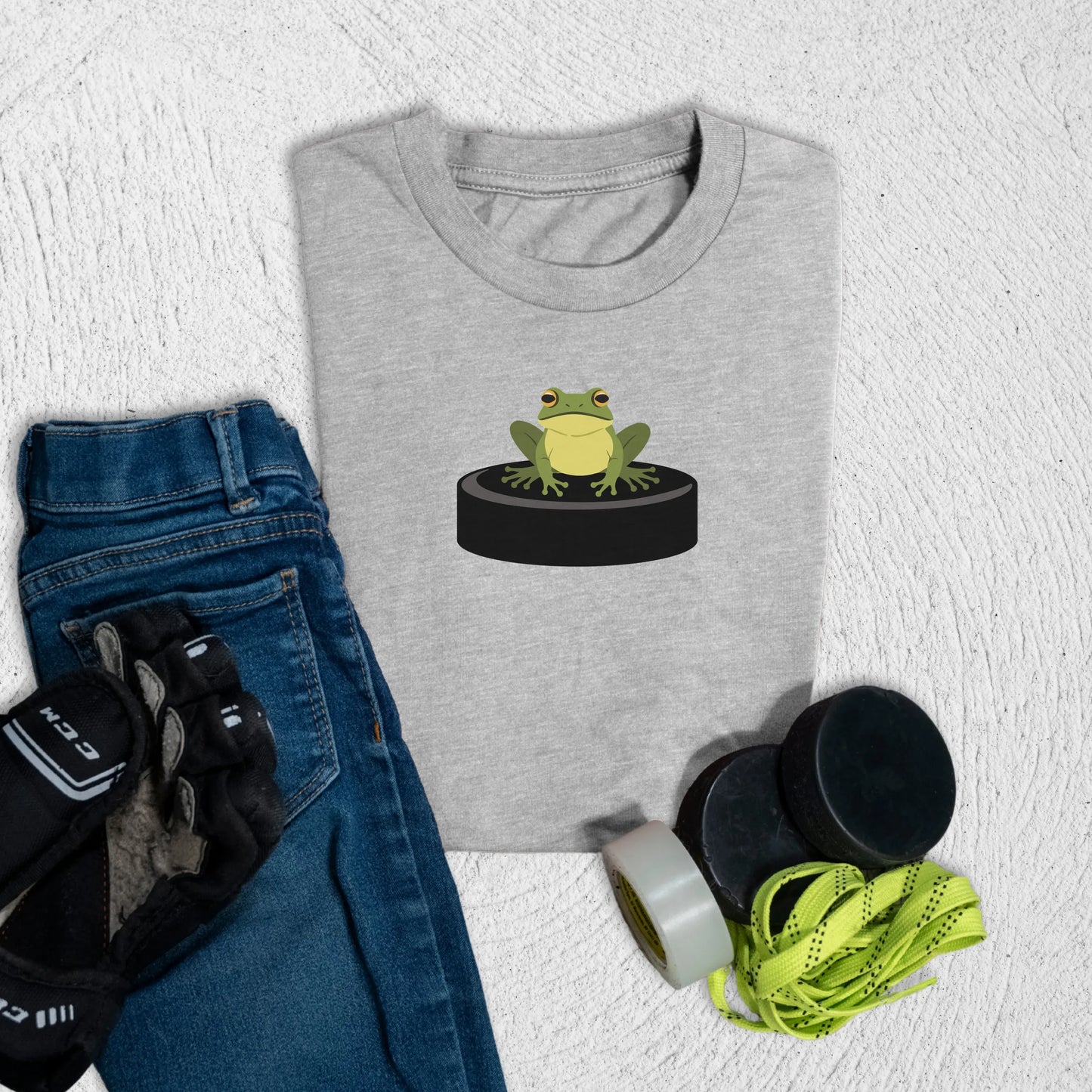 Youth Frog T-Shirt S / Athletic Heather Kids clothes