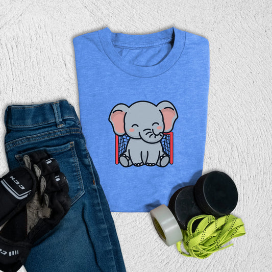 Youth Goalephant T-Shirt S / Heather Columbia Blue Kids clothes