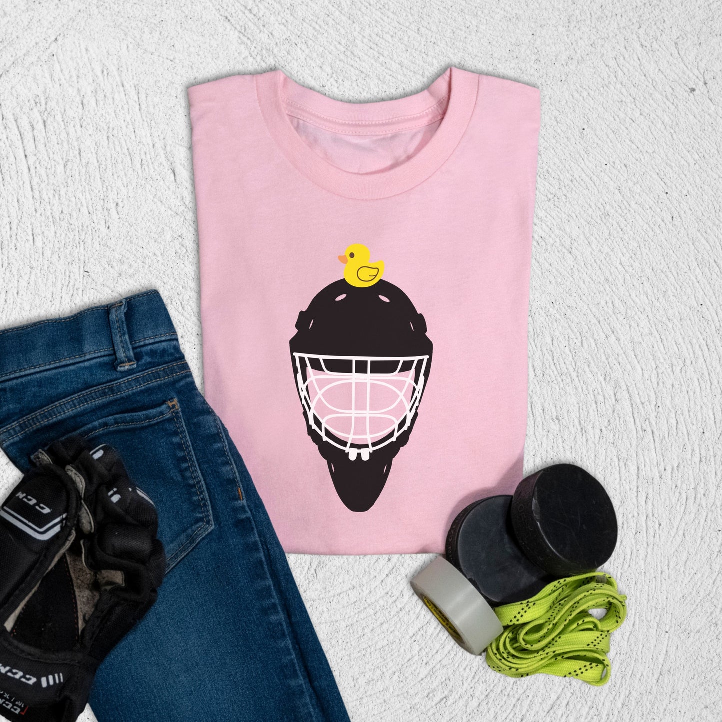 Youth Goalie Duck T-Shirt Pink / M T-Shirt