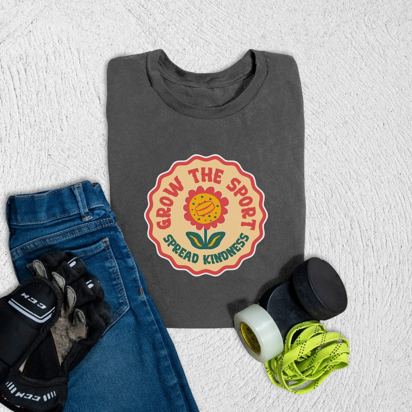 Youth Grow the Sport T-Shirt S / Asphalt Kids clothes