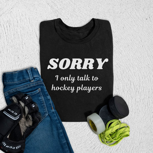 Youth Hockey Players Only T-Shirt Black / S T-Shirt