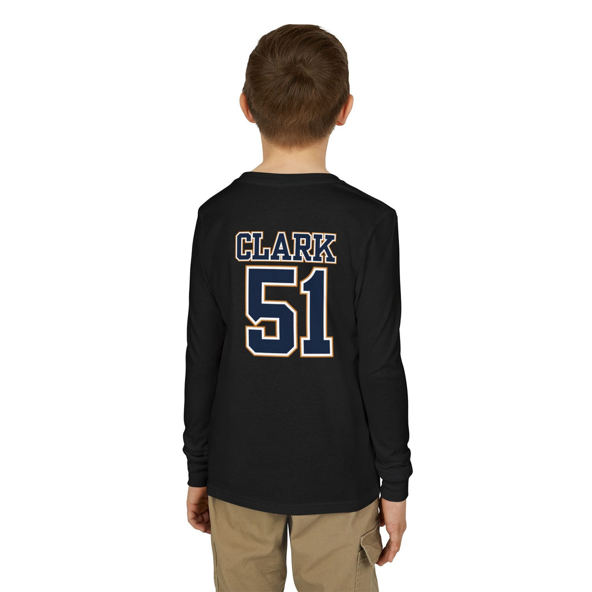 Youth Long Sleeve T-Shirt | Custom Name + Number Option Kids clothes