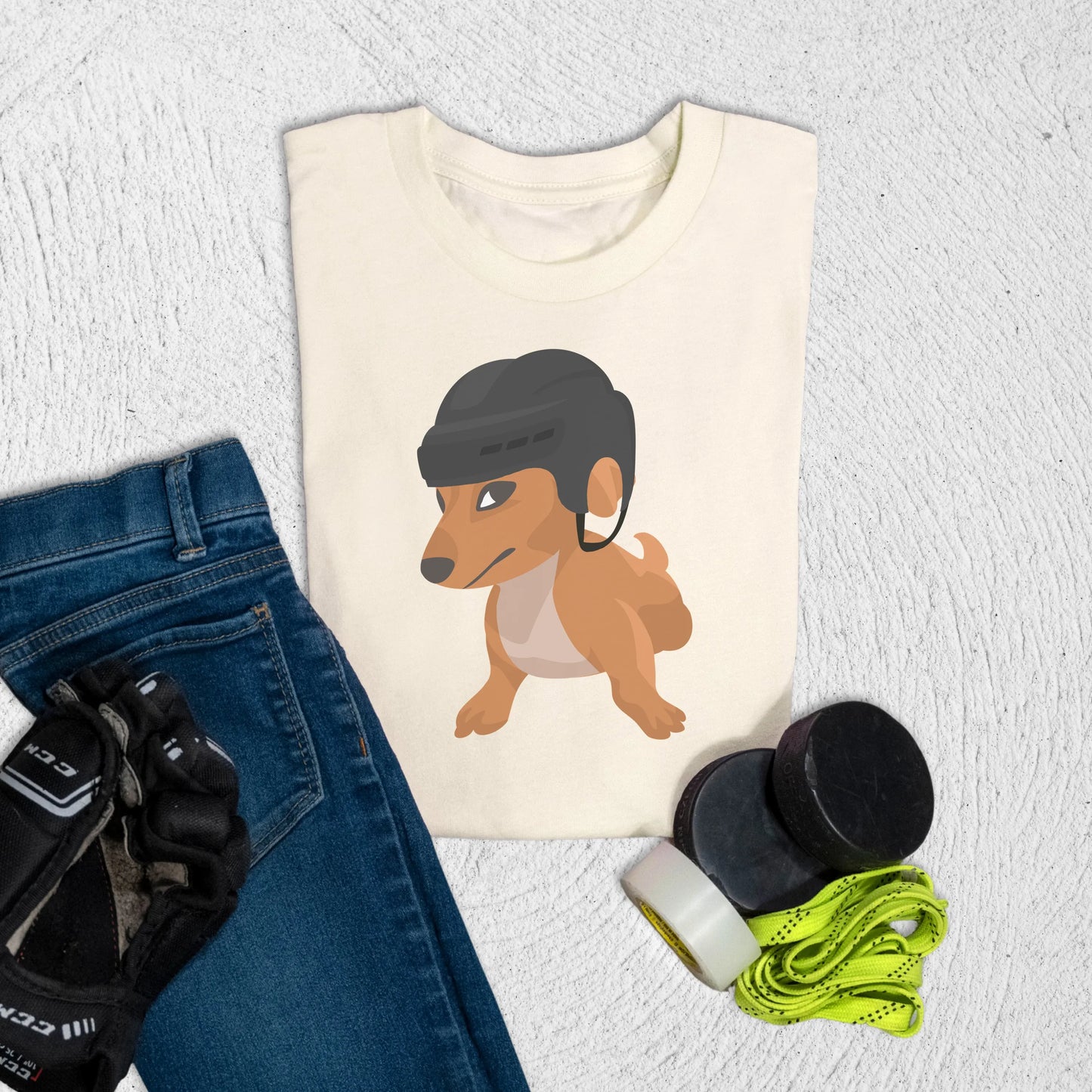 Youth Mad Dog T-Shirt S / Natural Kids clothes