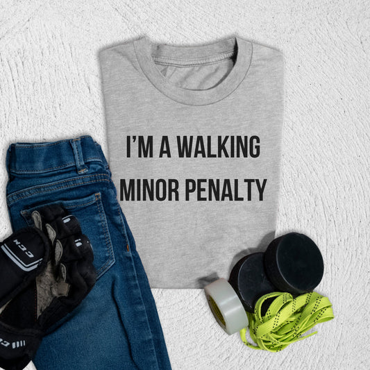 Youth Minor Penalty T-Shirt Athletic Heather / S T-Shirt