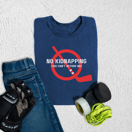 Youth No Kidnapping T-Shirt S / Navy Kids clothes