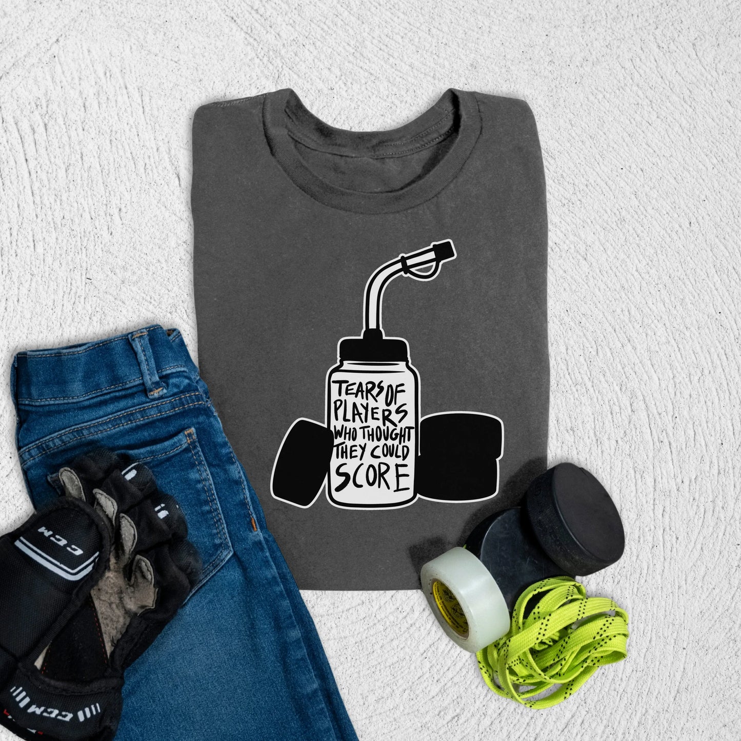 Youth Player Tears T-Shirt S / Asphalt Kids clothes