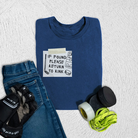 Youth Please Return T-Shirt S / Navy Kids clothes
