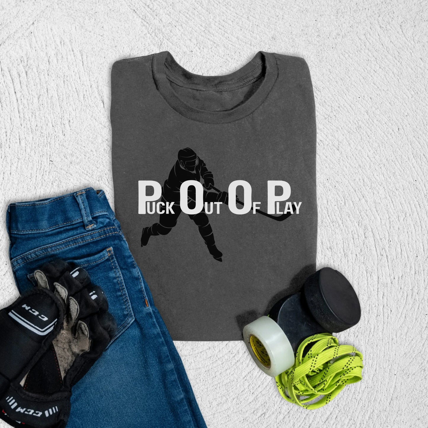 Youth POOP T-Shirt S / Asphalt Kids clothes