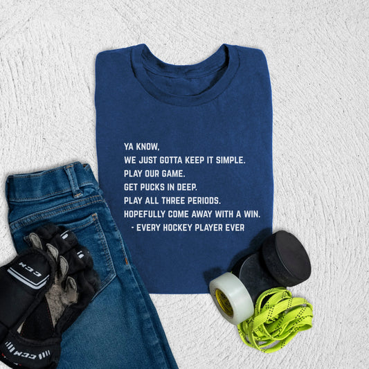 Youth Pucks In Deep T-Shirt S / Navy Kids clothes