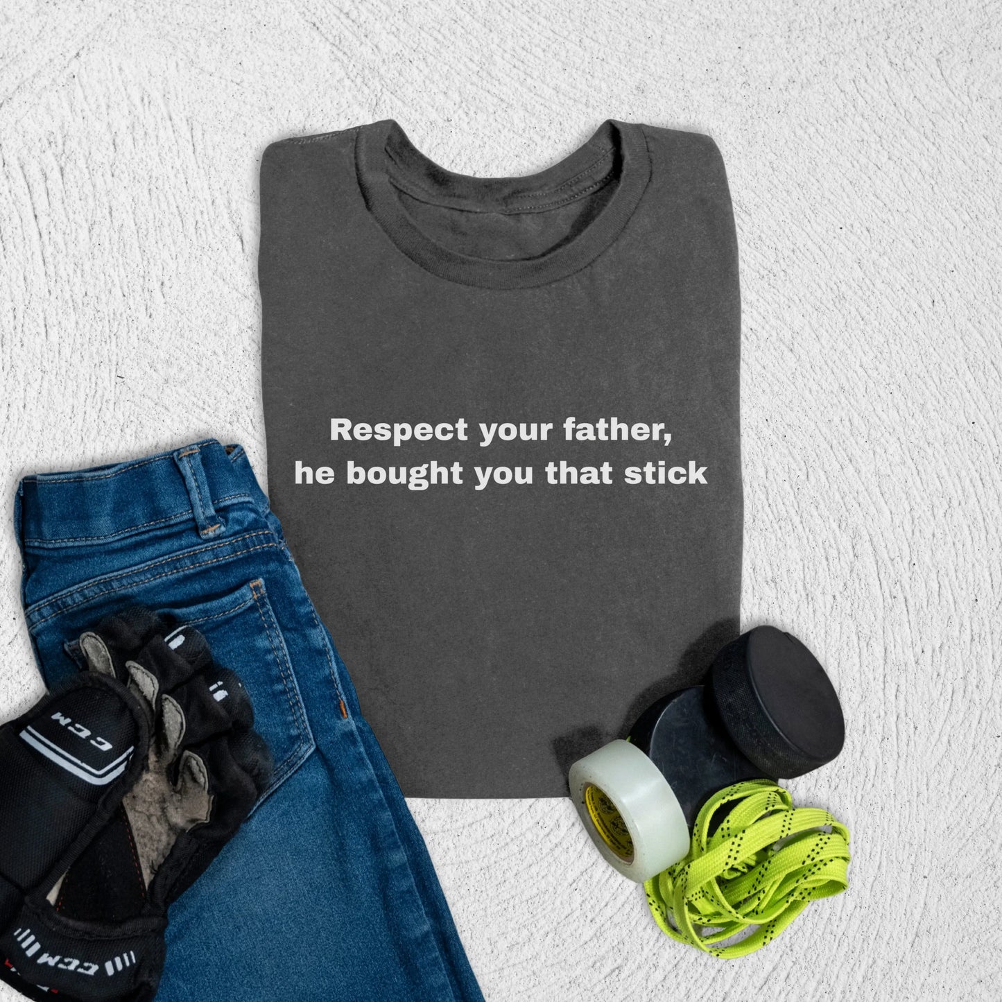 Youth Respect Your Father T-Shirt S / Asphalt Kids clothes