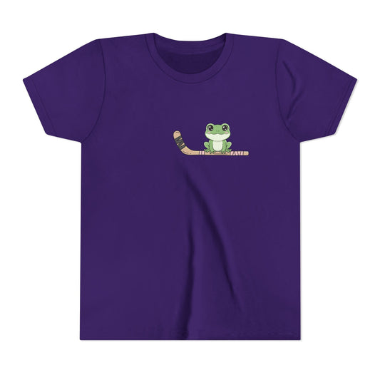 Youth Ribbit T-Shirt S / Team Purple Kids clothes