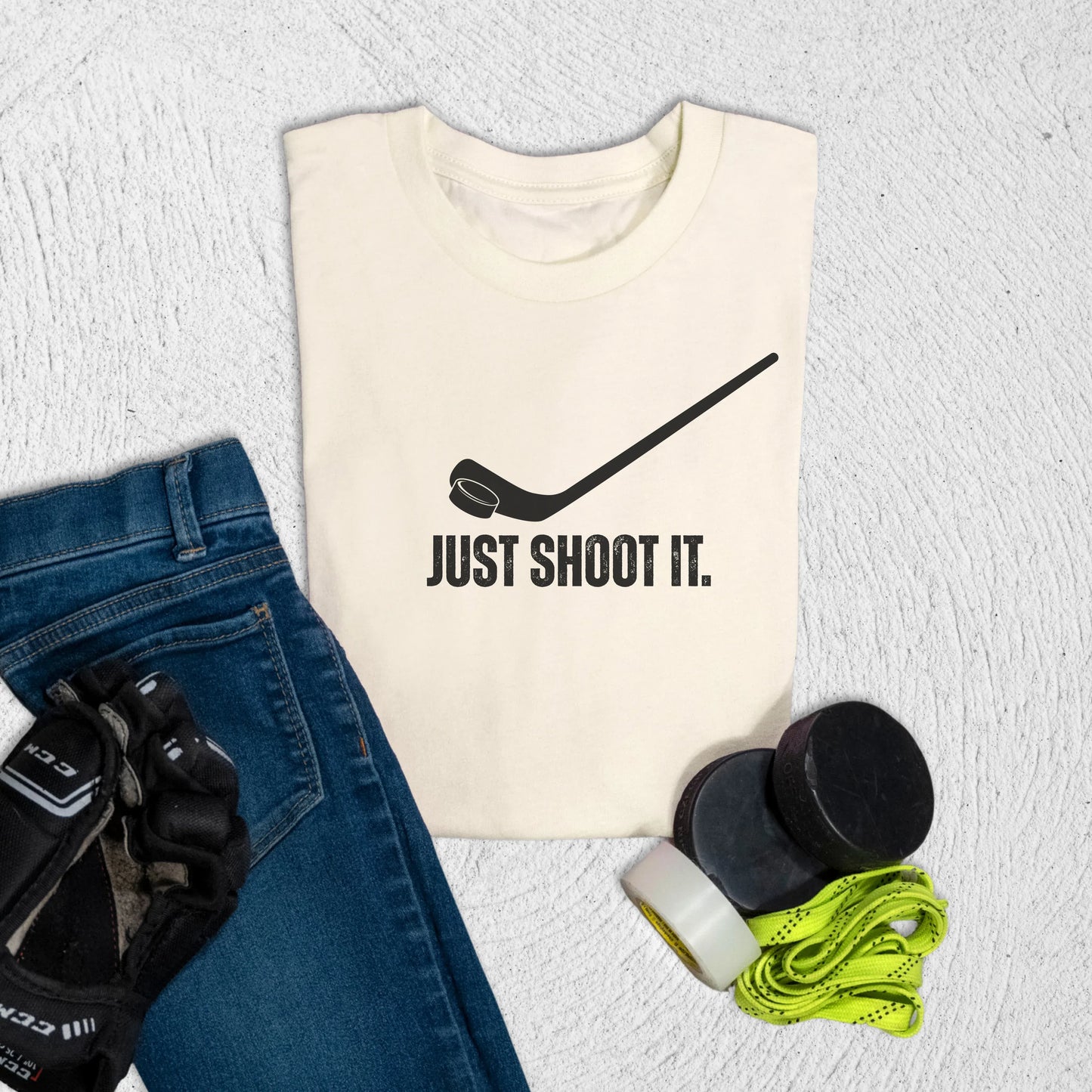 Youth Shoot T-Shirt Natural / S Kids clothes