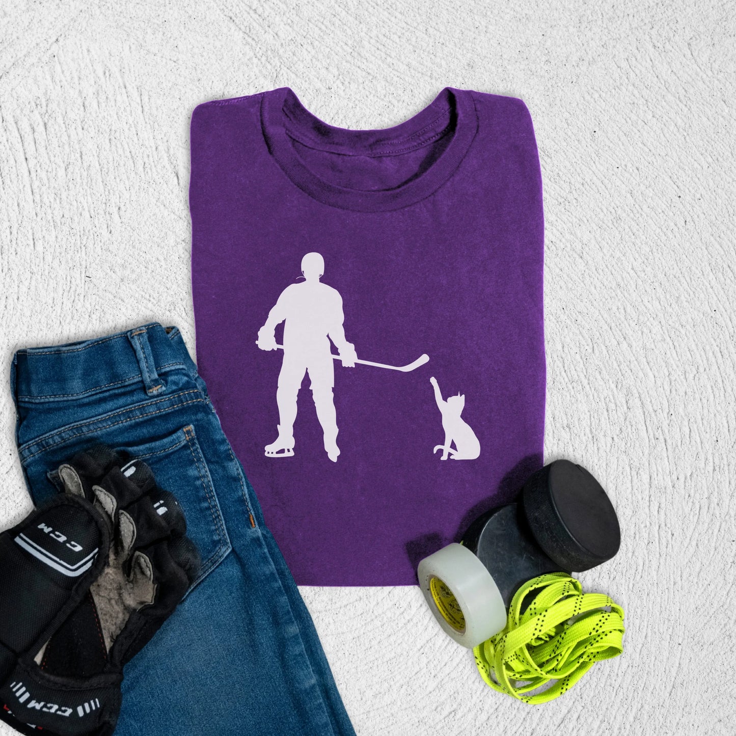 Youth Silhouette T-Shirt M / Team Purple Kids clothes