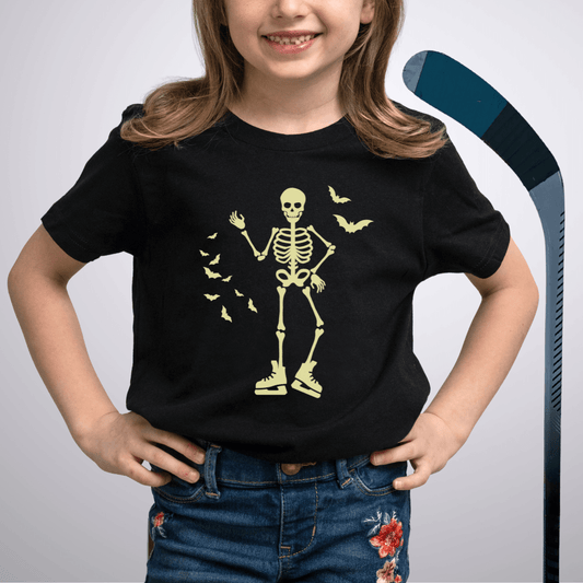 Youth SkeleSkater T-Shirt Black / S Kids clothes