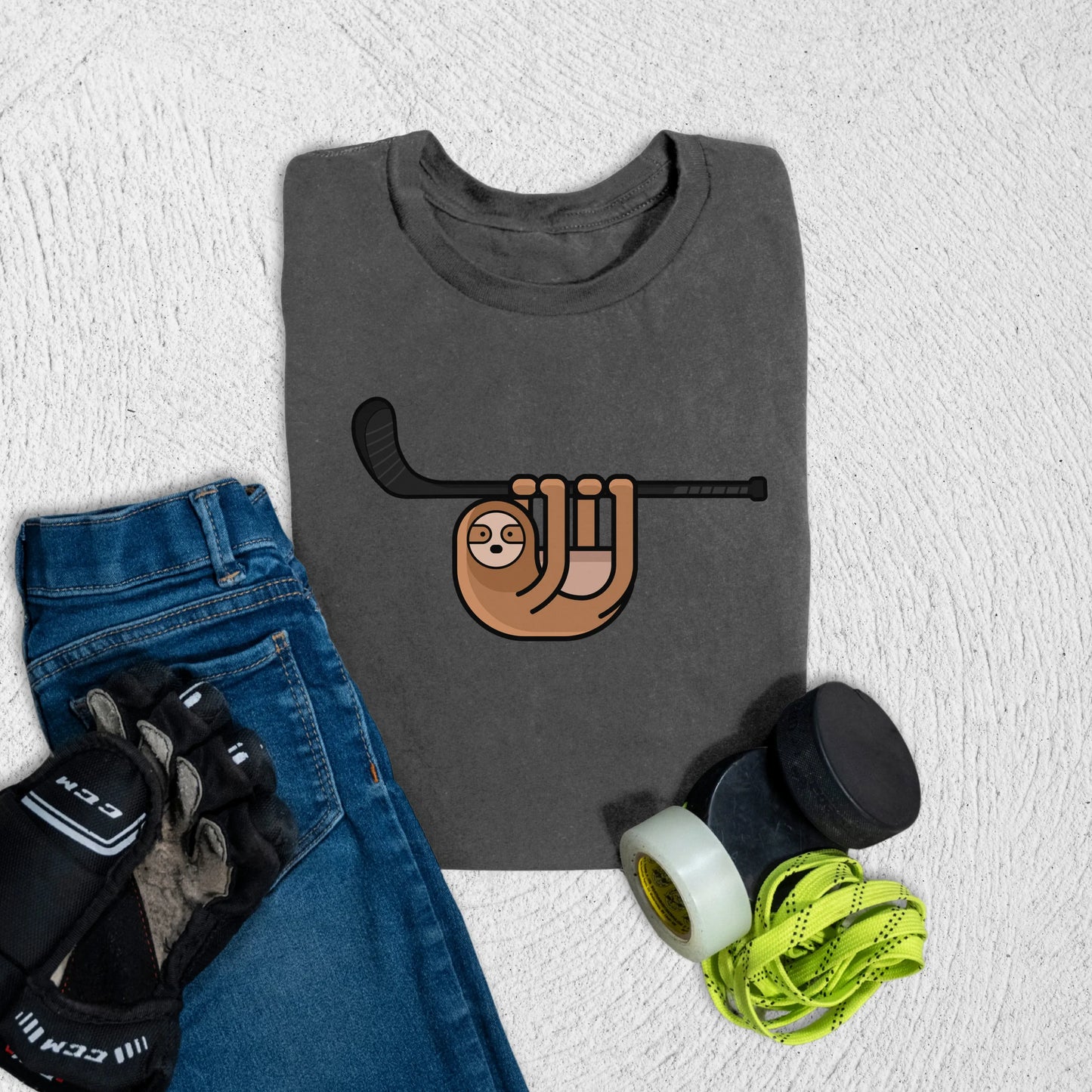 Youth Slothin' Around T-Shirt S / Asphalt Kids clothes