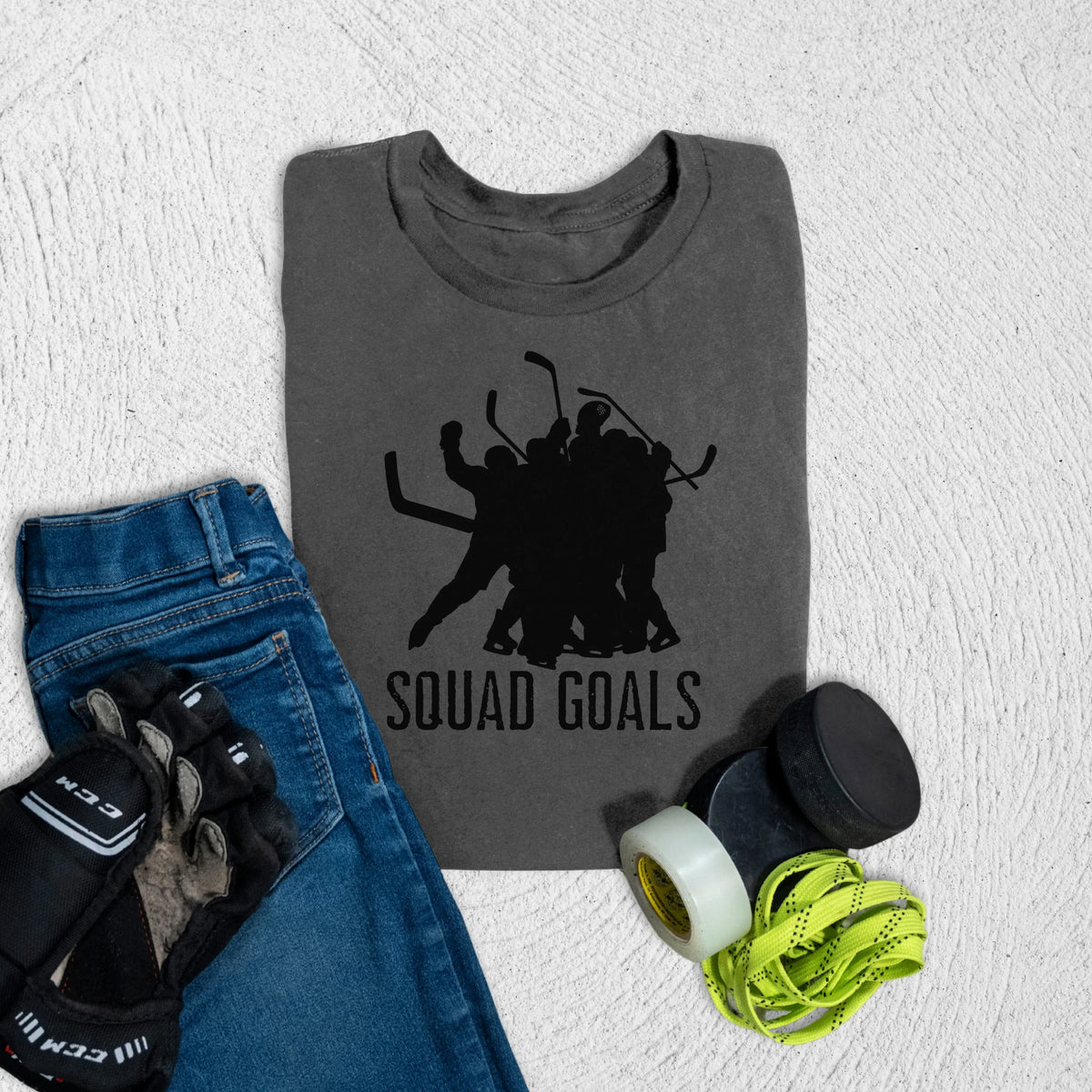 Youth Squad Goals T-Shirt S / Asphalt Kids clothes