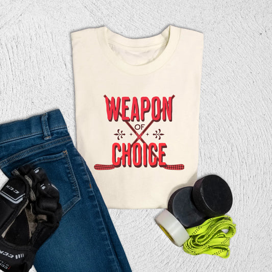 Youth Weapon of Choice T-Shirt S / Natural Kids clothes