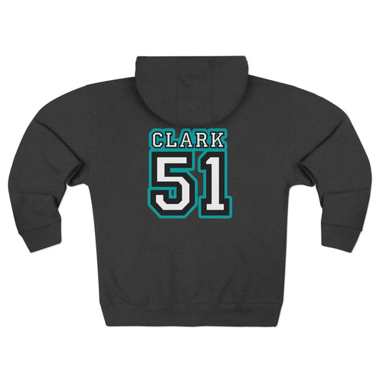 Unisex Zip Hoodie | Custom Name + Number Option
