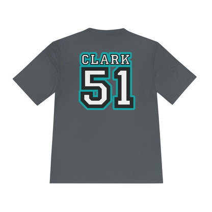 Unisex Moisture Wicking T-Shirt | Custom Name + Number Option