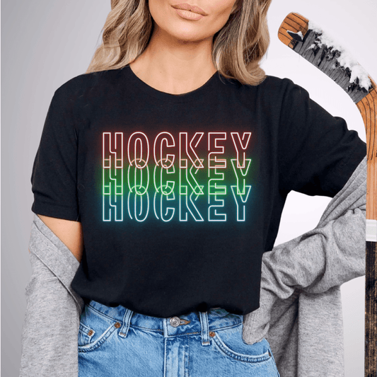 Neon Hockey T-Shirt