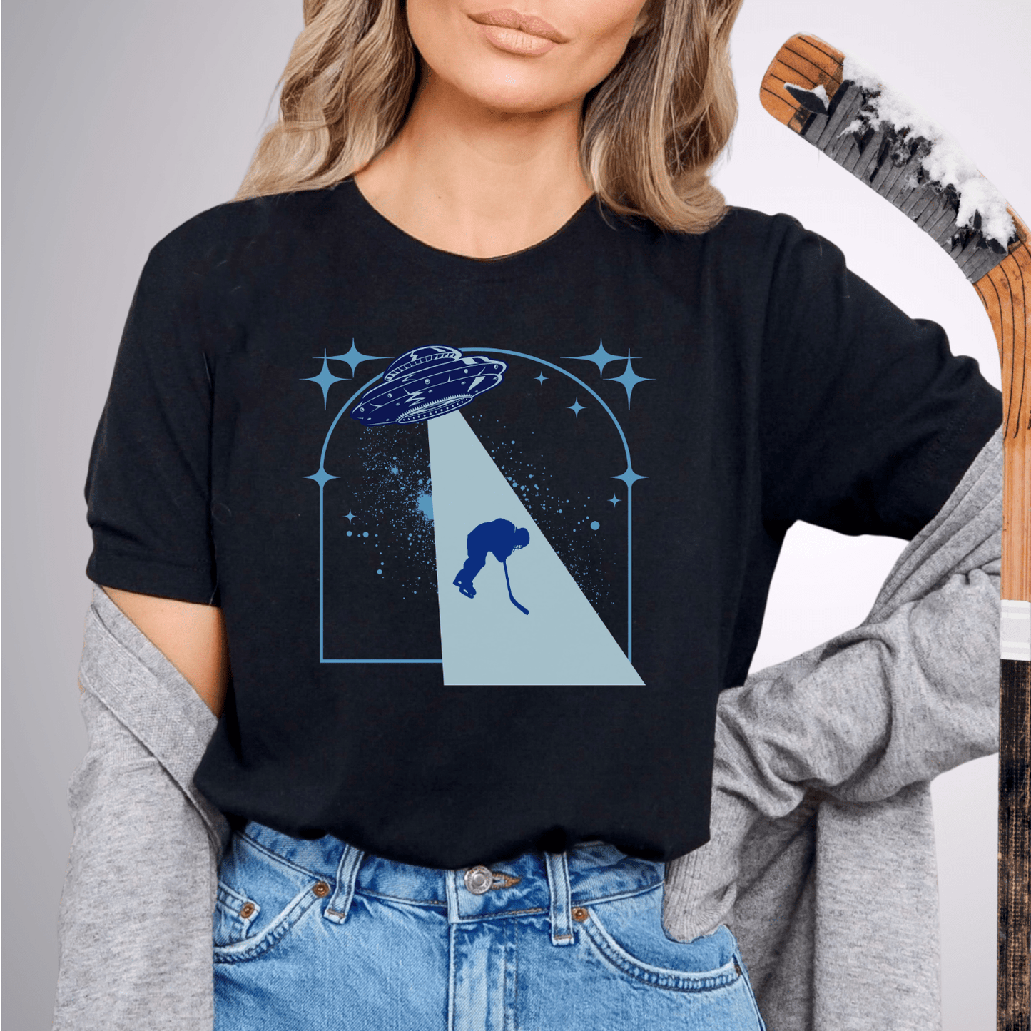 Aliens Are Hockey Fans T-Shirt