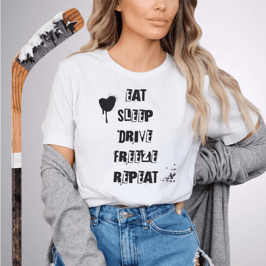 Eat Sleep Drive Freeze T-Shirt