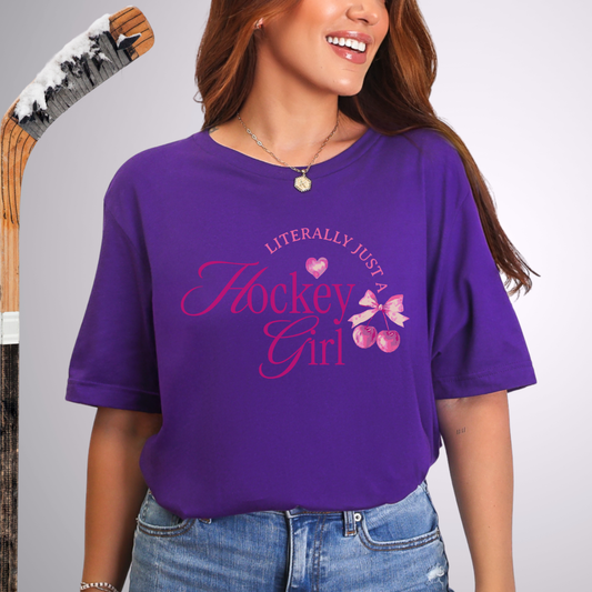 Just a Hockey Girl T-Shirt