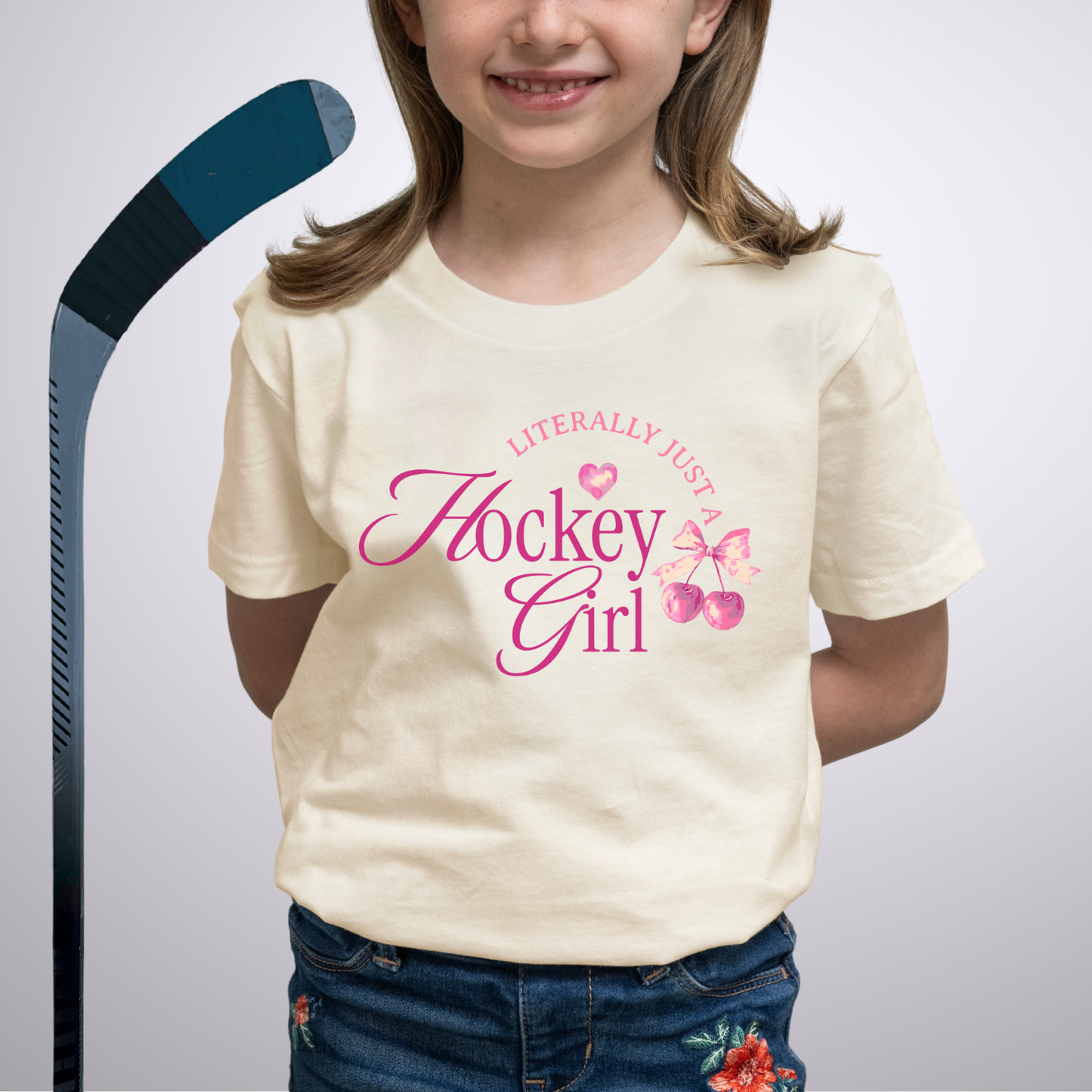 Youth Just a Hockey Girl T-Shirt