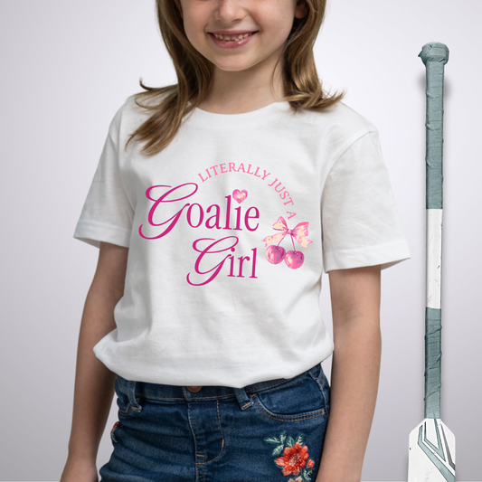 Youth Just a Goalie Girl T-Shirt
