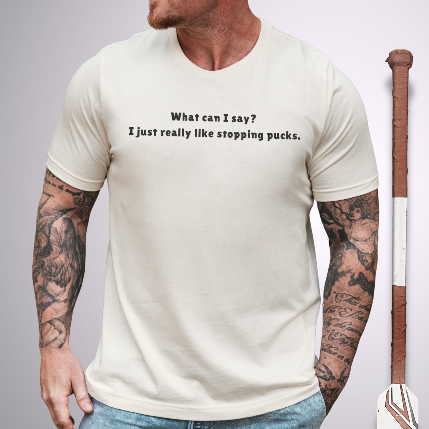 Stopping Pucks T-Shirt