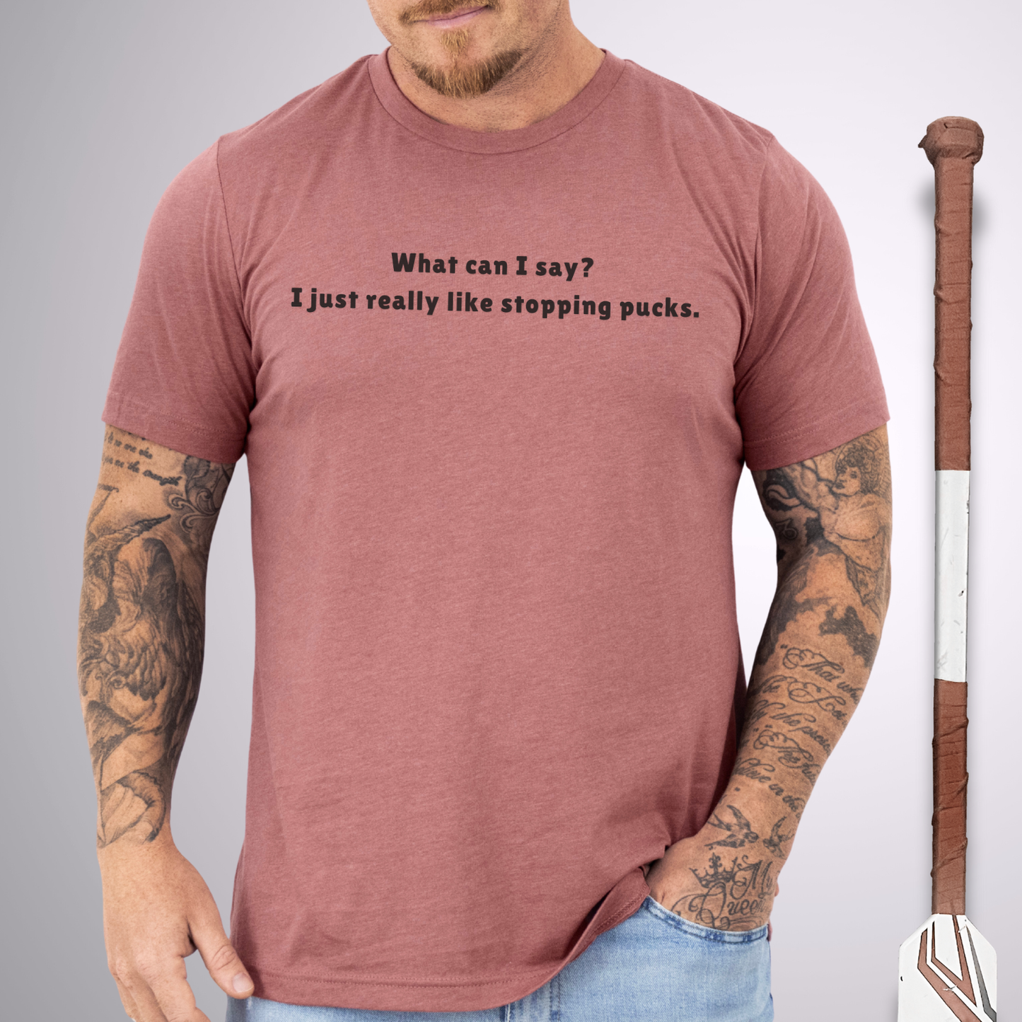 Stopping Pucks T-Shirt