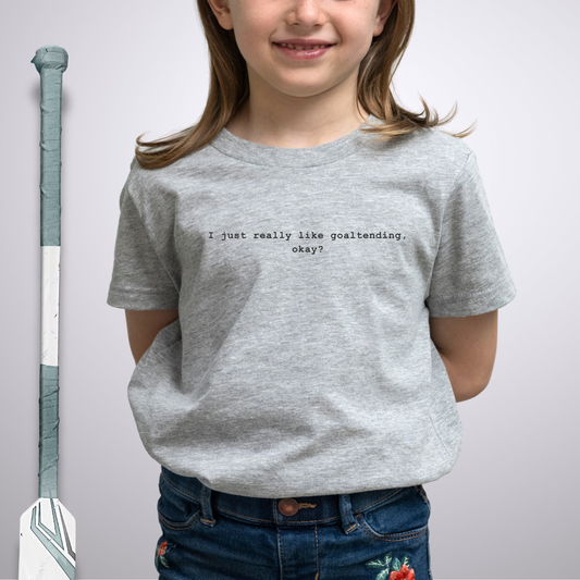 Youth I Like Goaltending T-Shirt