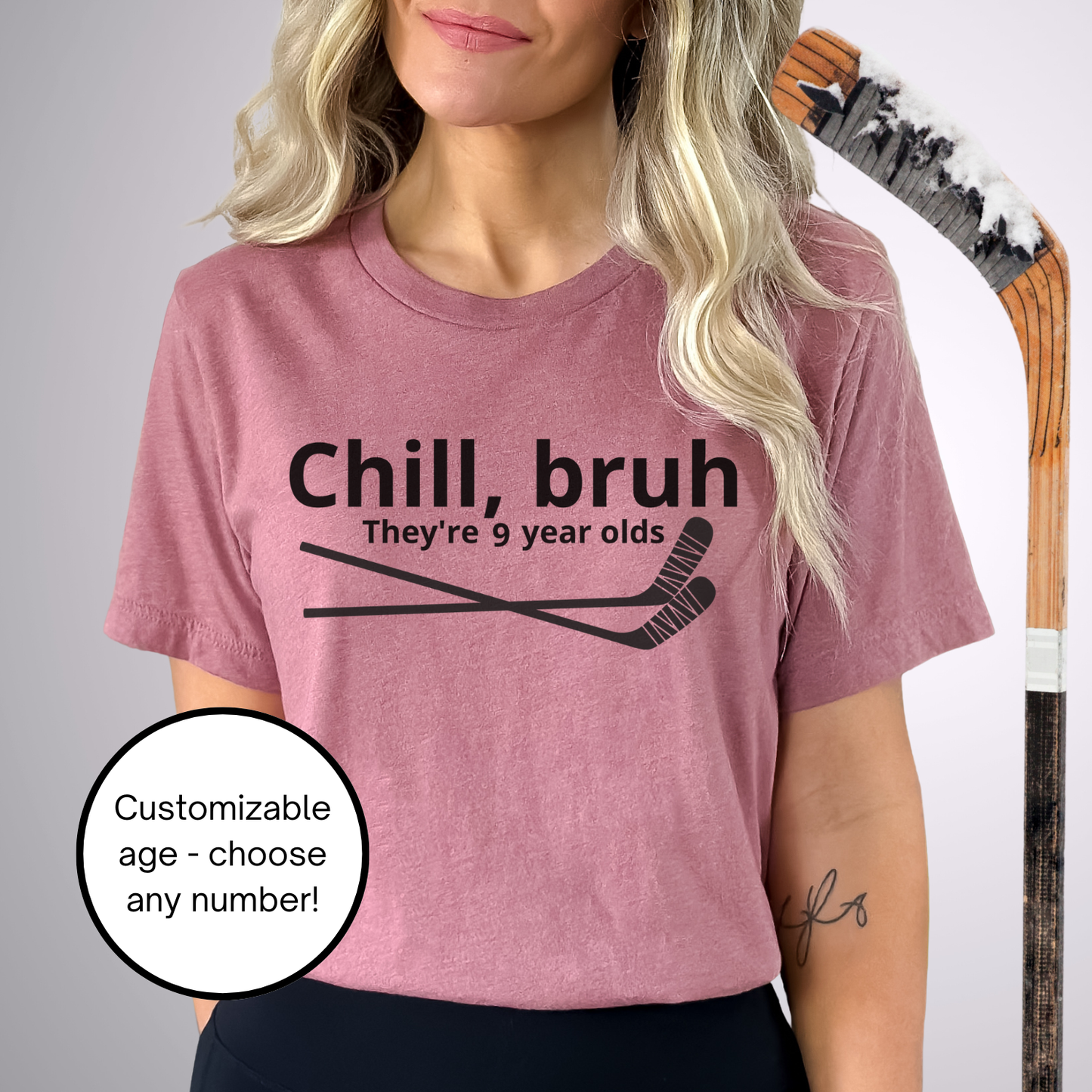 Chill Bruh T-Shirt | Customizable Age