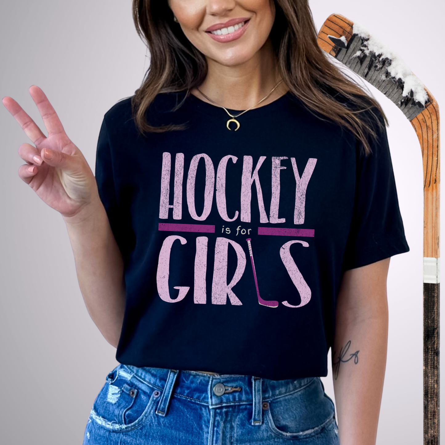 Hockey is for Girls T-Shirt