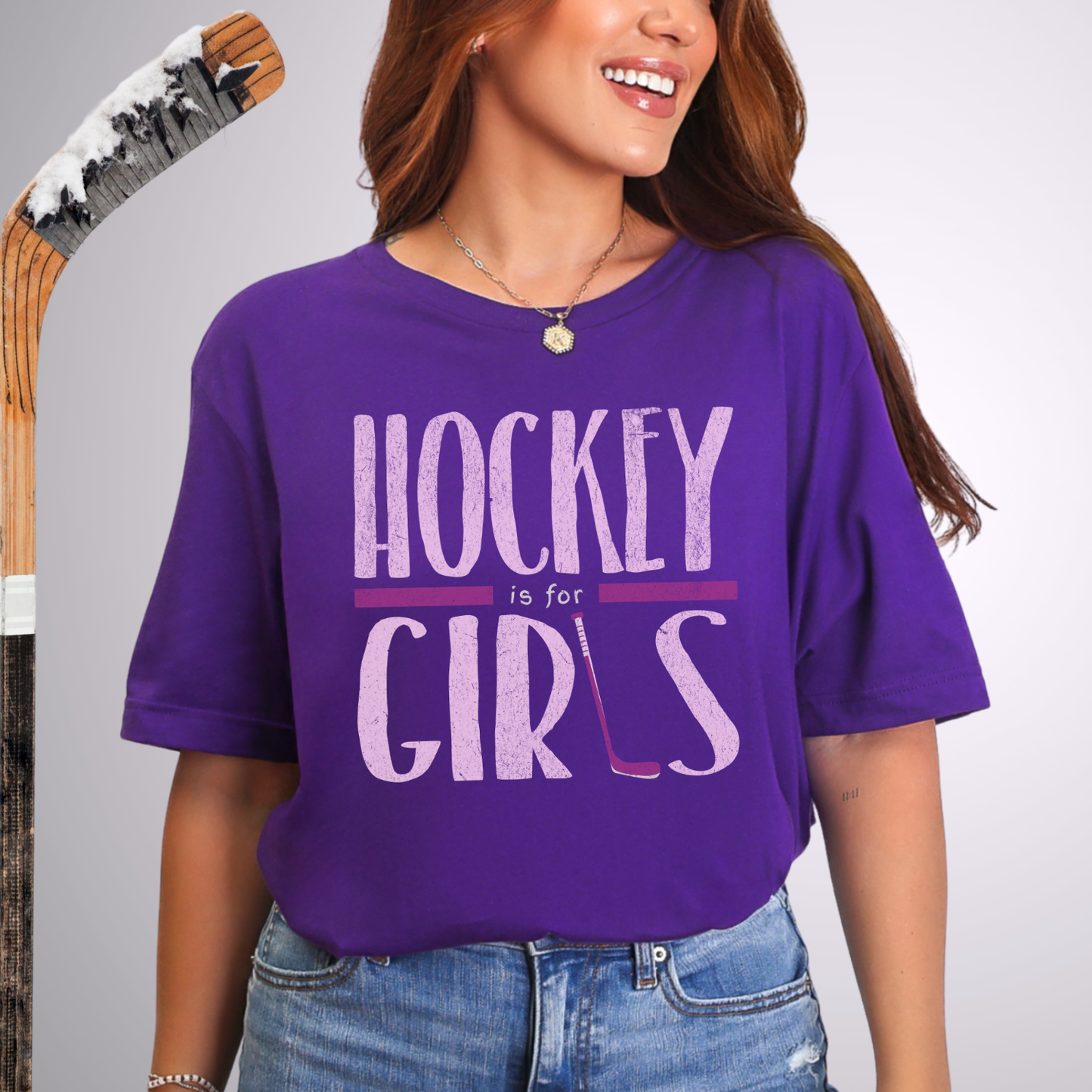 Hockey is for Girls T-Shirt