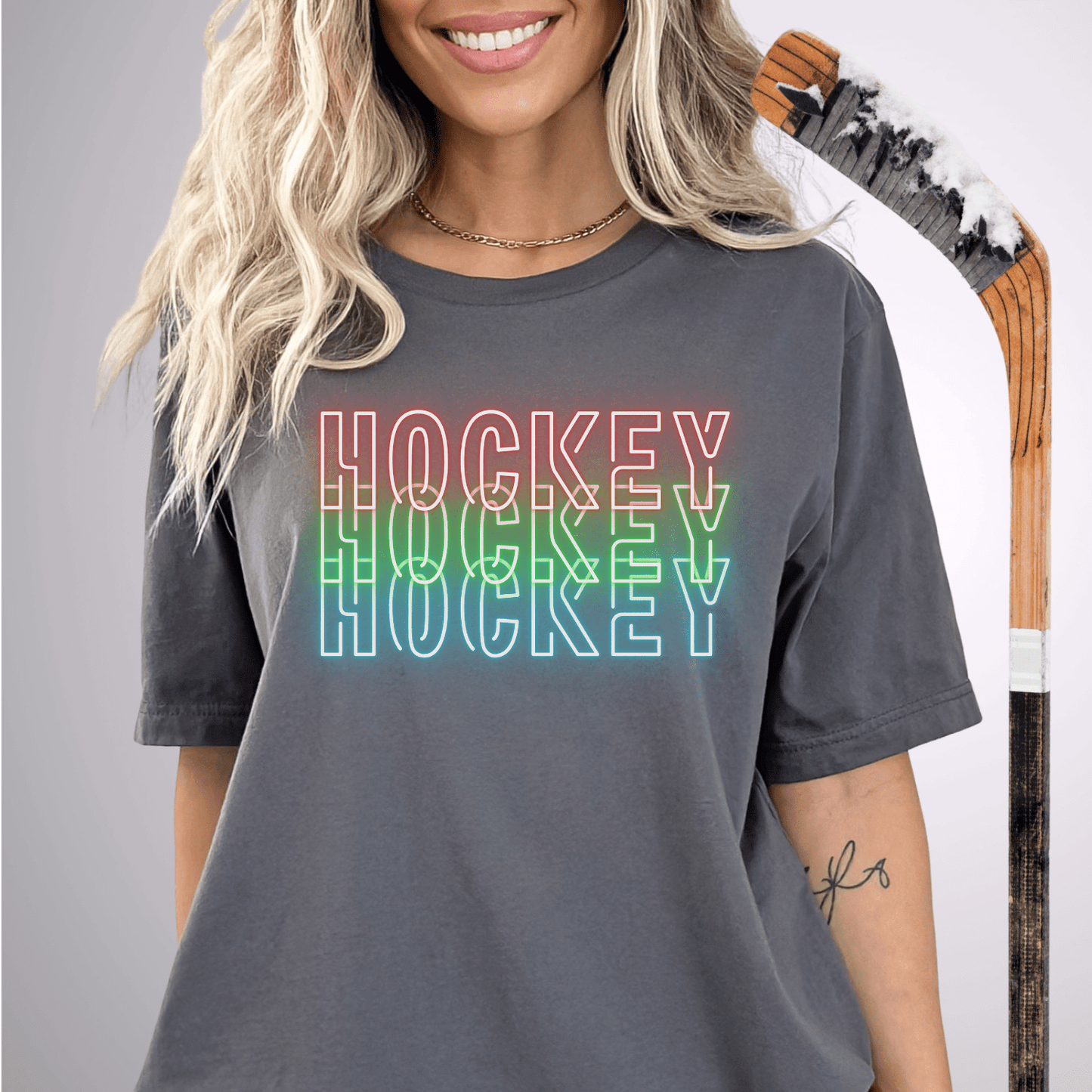 Neon Hockey T-Shirt