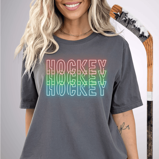Neon Hockey T-Shirt