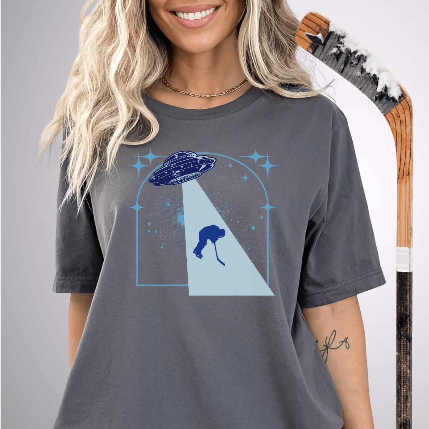 Aliens Are Hockey Fans T-Shirt
