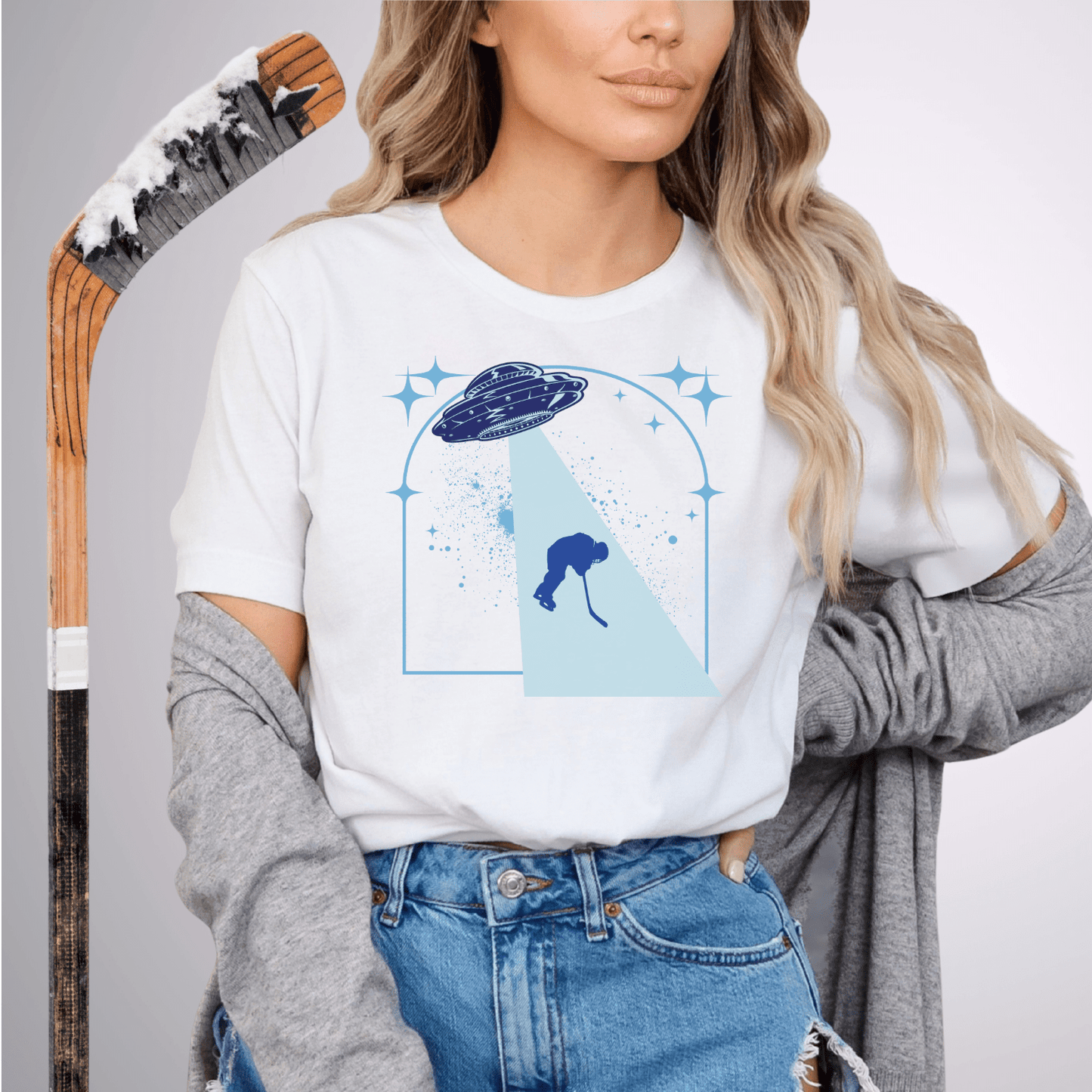 Aliens Are Hockey Fans T-Shirt