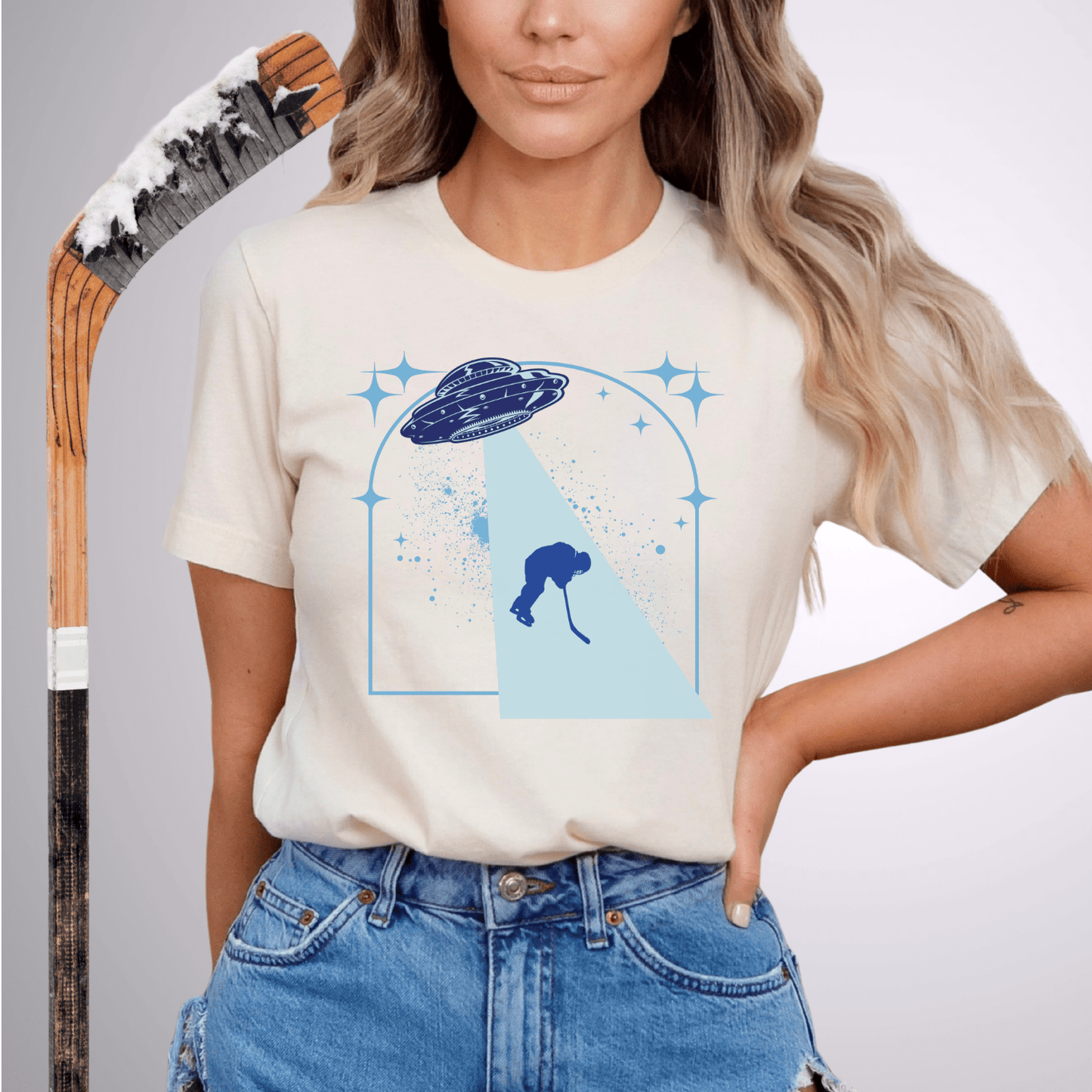 Aliens Are Hockey Fans T-Shirt