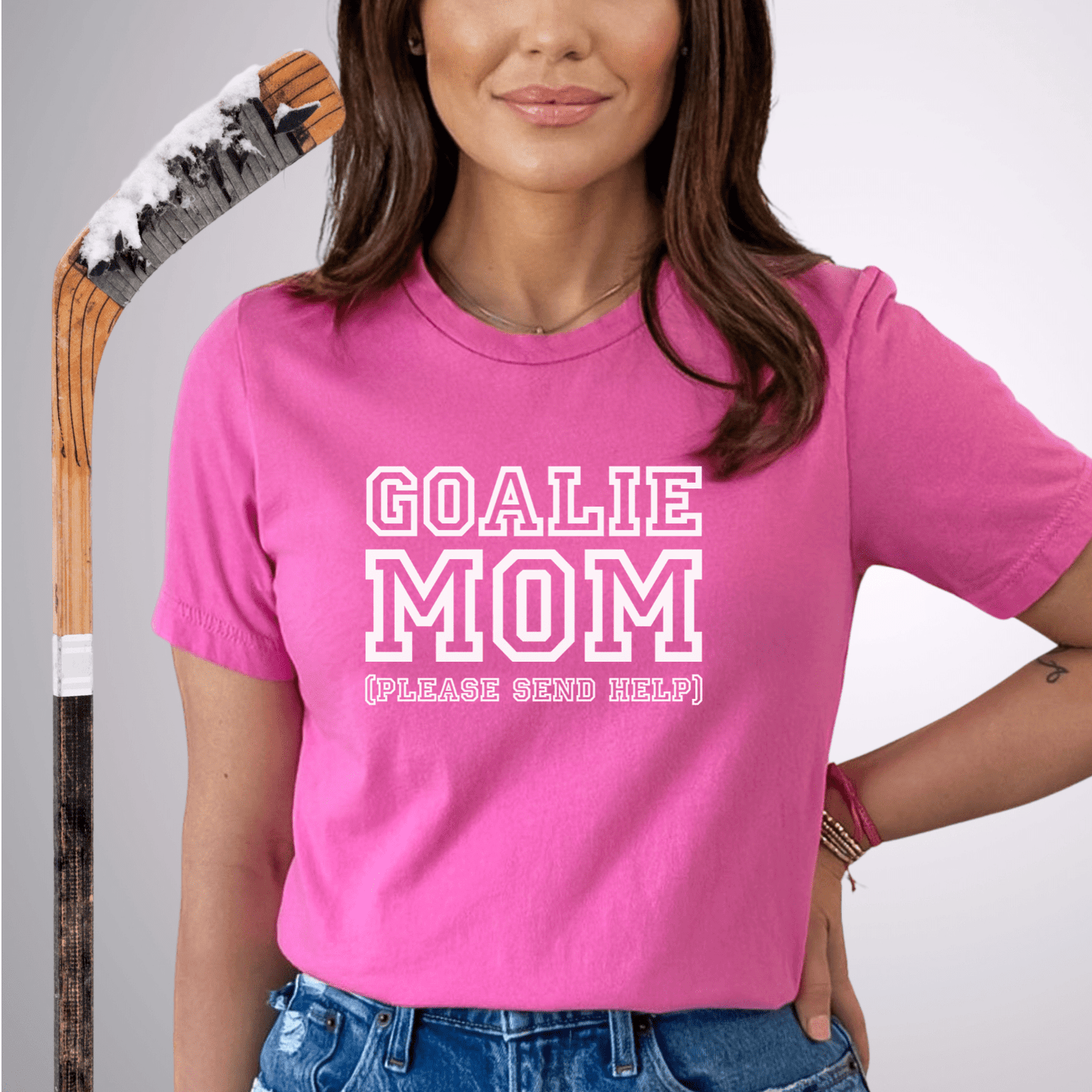 Goalie Mom (help) T-Shirt