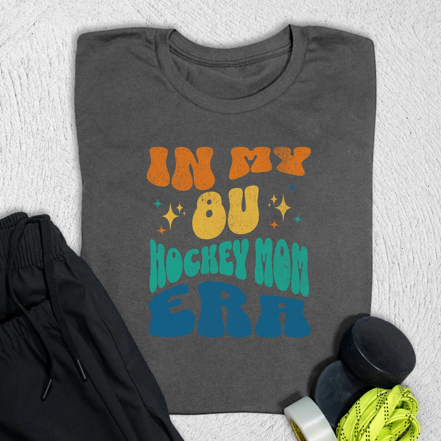 8u Hockey Mom T-Shirt Asphalt / S T-Shirt